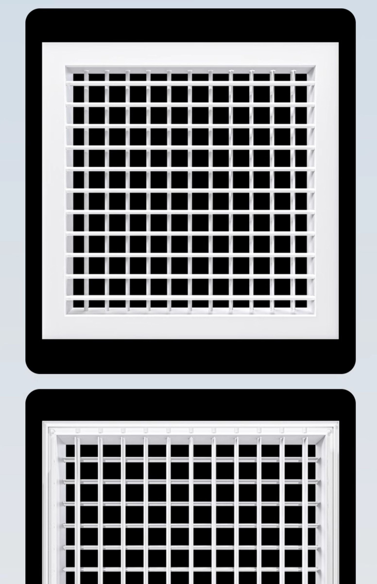 铝合金双层百叶风口(图12)